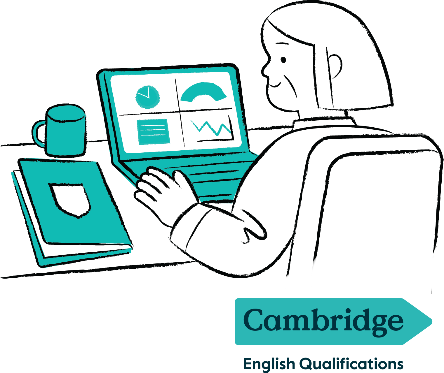 Cambridge English Qualifications illustrative image and logo