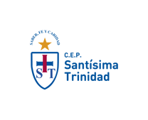 logo Santisima Trinidad azul