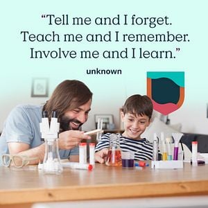 Tell me and I forget. Teach me and I remember. Involve me and I learn.